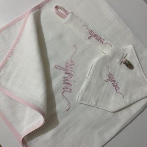 Nakış Detaylı Müslin Set